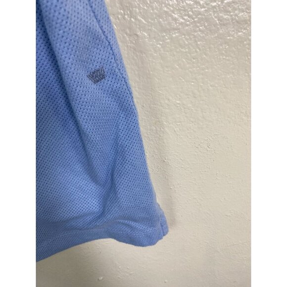 Mack Weldon Golf Polo Shirt Men size Large Blue performance Lightweight Short Sl - Picture 14 of 14
